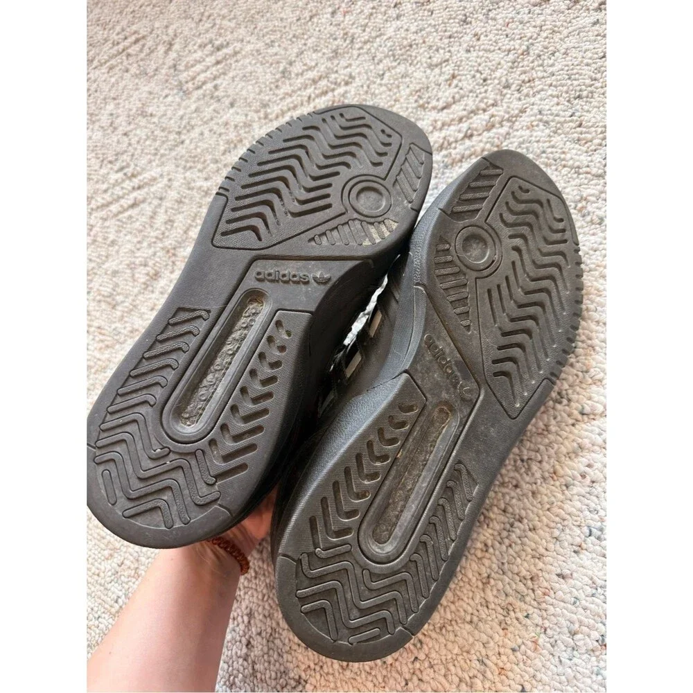 Adidas Drop Step Retro Basketball Style Sneakers in Black Size 10.5